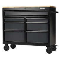 Draper BUNKER® Workbench Roller Tool Cabinet, 7 Drawer, 41\", Grey £867.65